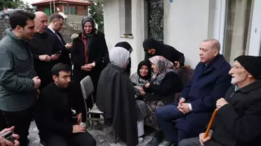 Erdoğan'ın Rize'deki bayram kutlamasından bir kare