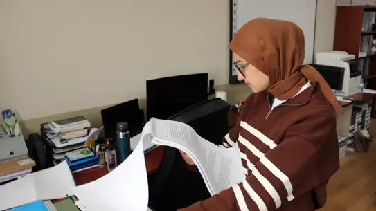 Şükran Altuntaş mezuniyet töreninde