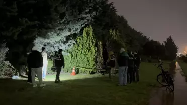 Olay yerinde çekilen fotoğraf