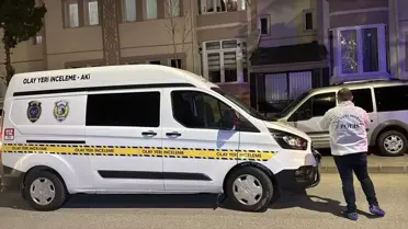 Olay yerinde çekilmiş polis ekipleri