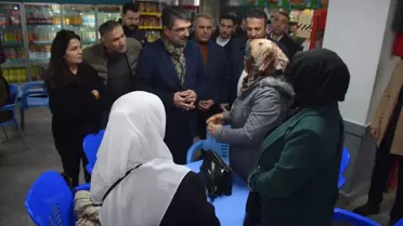 Nasıroğlu hastalarla bayram kutlaması