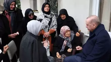 Erdoğan Güneysu’da bayramlaşma anı