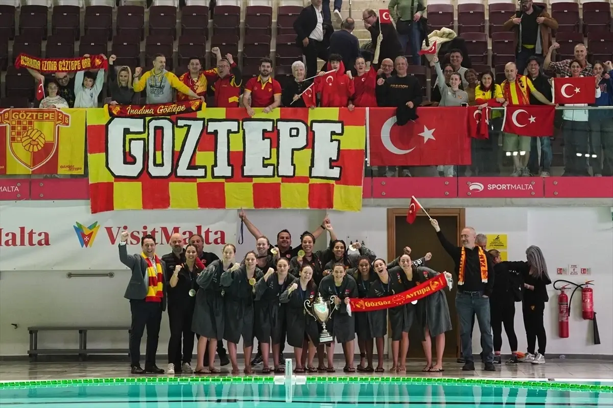Göztepe Kadın Sutopu Takımı Avrupa Challenger Kupası'nda Şampiyonluğa Ulaştı