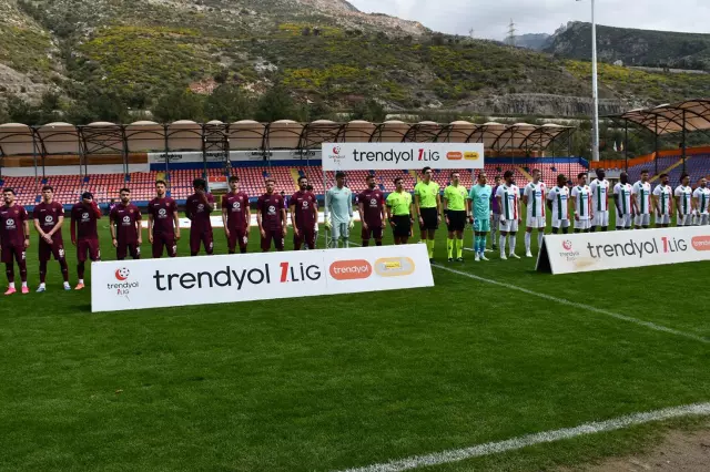 Amedspor oyuncularının gol sevinci