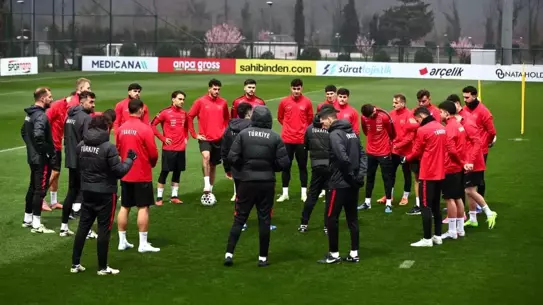 Antrenmanda A Milli Futbol Takımı