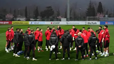 A Milli Futbol Takımı sahada