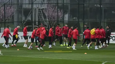 Romanya maçı hazırlık görseli