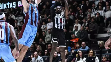 Maçta Beşiktaş GAİN'in hücum anı