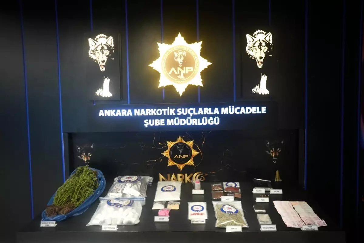 Ankara’da Çoklu Uyuşturucu Operasyonu: 60 Gözaltı, 28 Tutuklama
