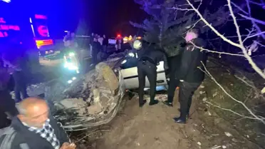 Kaza sonrası araç fotoğrafı