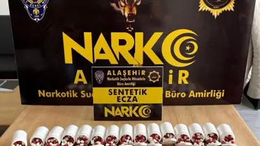 Operasyon sonrası ele geçirilen sentetik ecza hapları