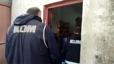 Operasyon sırasında ele geçirilen uyuşturucu maddeler