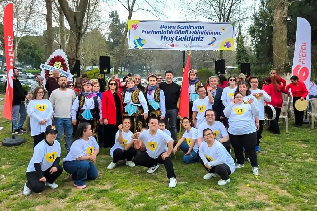 Efeler'de Down Sendromlu Bireyler ve Aileleri Pınarbaşı Mesire Alanı'nda Buluştu