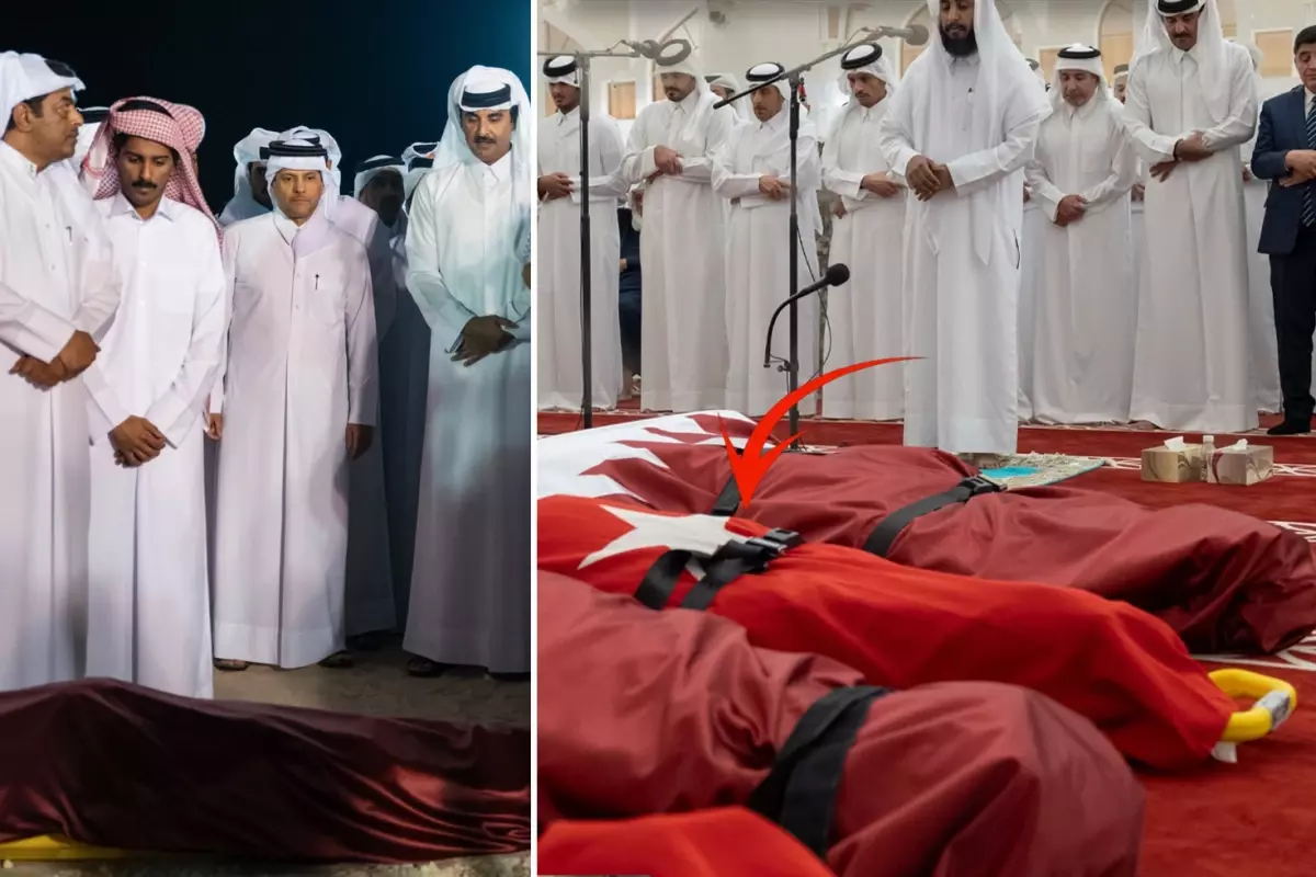 Doha’da şehitlerin cenaze namazı