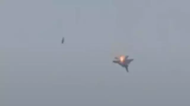 İddia edilen F-15 enkazı