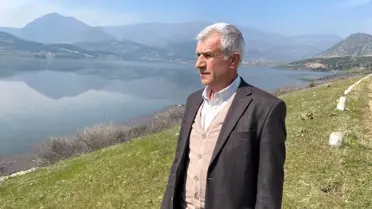 Alaşehir barajının dolu görüntüsü