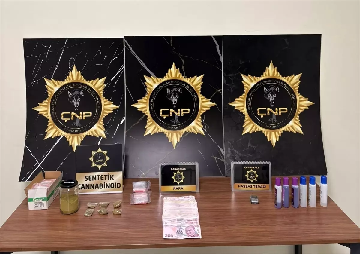 Çanakkale'de Geniş Uyuşturucu Operasyonu: 4 Şüpheli Yakalandı