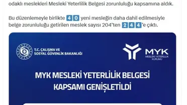 Mesleki yeterlilik belgesi görseli