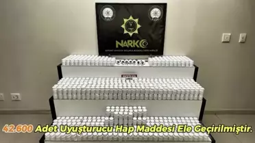Kamyonetin içinde bulunan hap paketleri