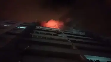 Edremit'te yangın sonrası itfaiye ekipleri