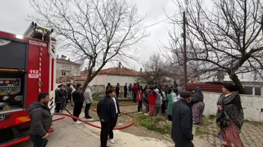 Yangın sonrası evin durumu