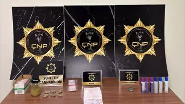 Operasyon sırasında ele geçirilen maddeler