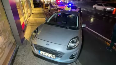 Kaza yerinde çekilmiş fotoğraf