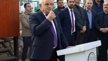 Belediye Başkanı Öztürk ve ekip bayramlaşırken