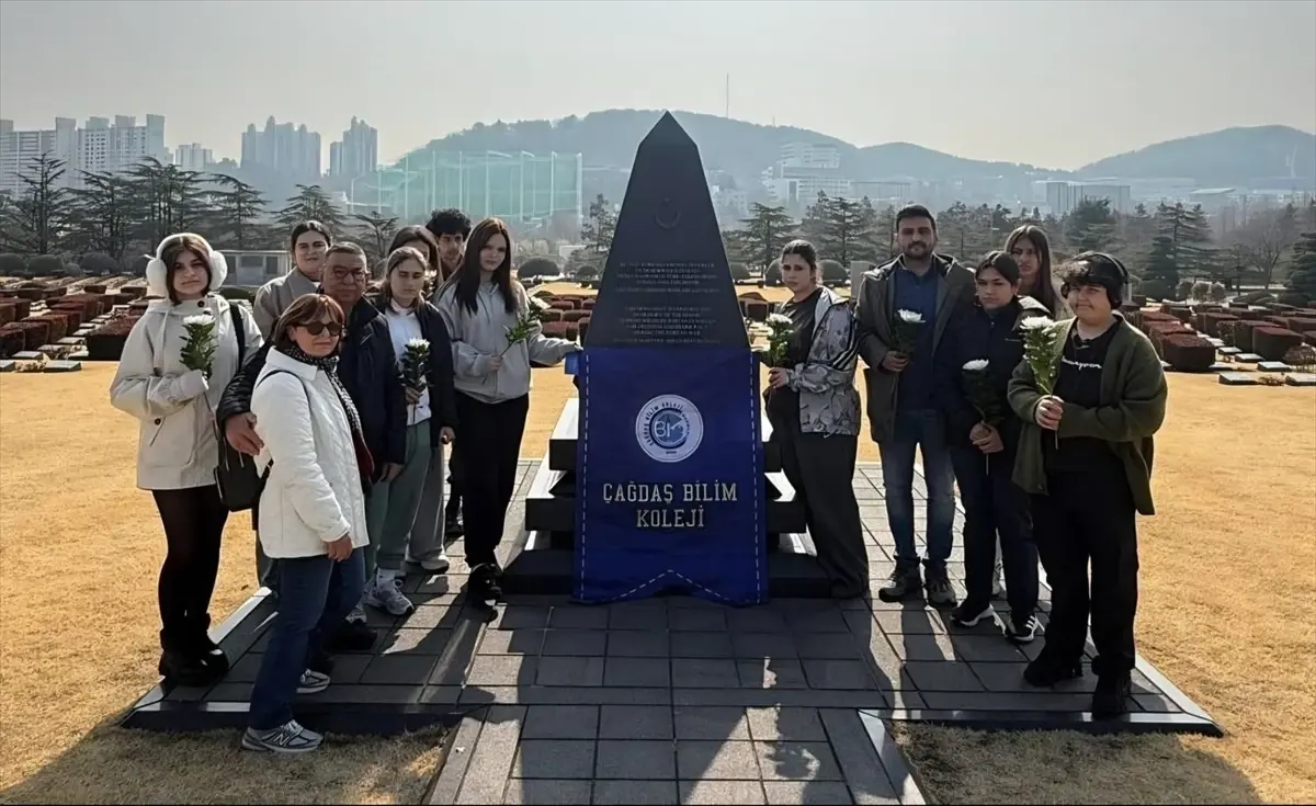 Muğla’nın Çağdaş Bilim Koleji’nden Kore Savaşı Şehitlerine Anma Gezisi