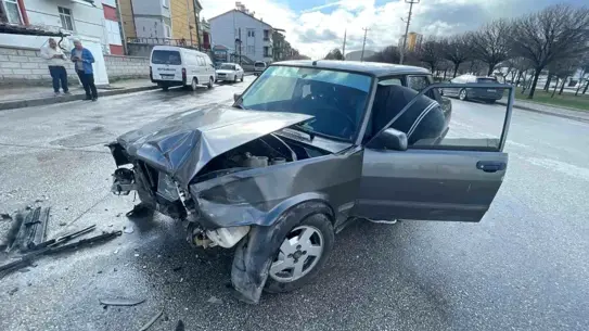 Kaza anı güvenlik kamerasında