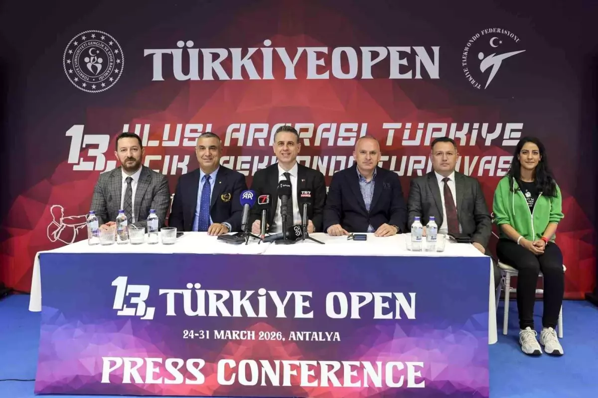 13. Uluslararası Türkiye Açık Taekwondo Turnuvası Yarın Başlıyor: Sporcuların Heyecanı Zirve Yapıyor