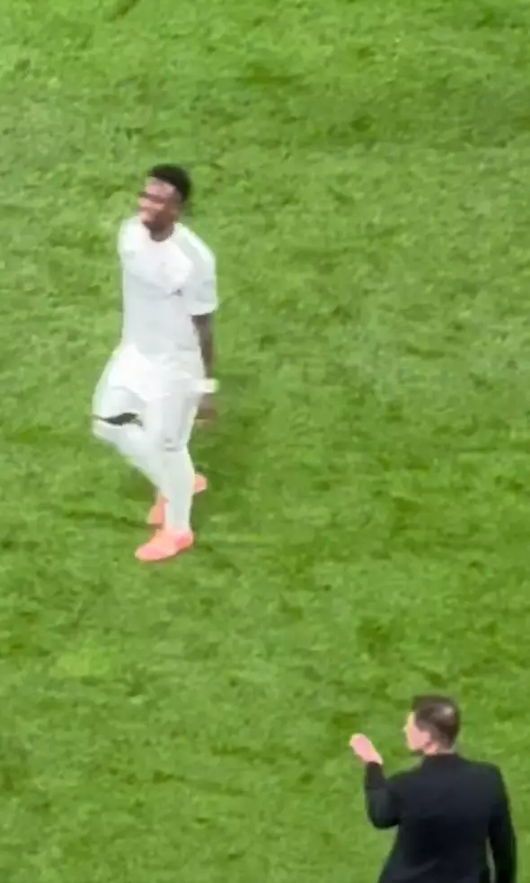 Stadyumda coşkulu Real Madrid taraftarları