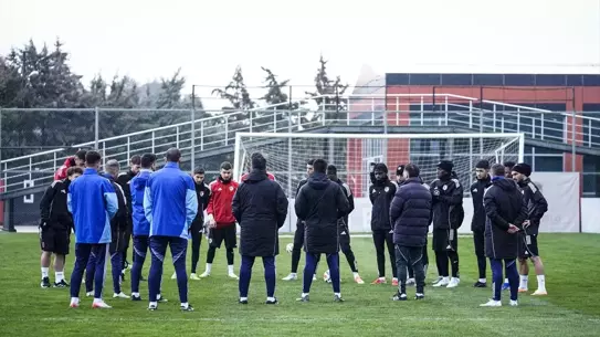 Gaziantep FK takımı antrenman yaparken