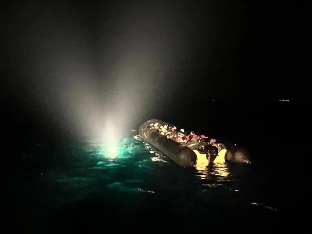 Didim Sahilinde Operasyon: 29 Düzensiz Göçmen Lastik Botta Yakalandı