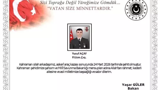 Doğubayazıt'ta Devriye Aracı Devrildi: Uzman Çavuş Şehit, Diğer Asker Yaralı