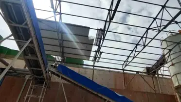 Kırıkkale Safir Tuz Fabrikası'nda iş kazası görüntüsü