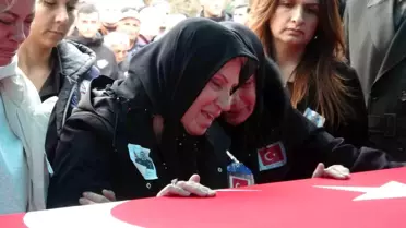 İsparta’da Şehit Binbaşı Sinan Taştekin’e Duygusal Veda