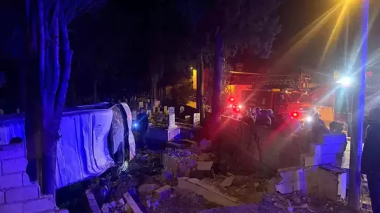 Kaza sonrası çekilmiş fotoğraf