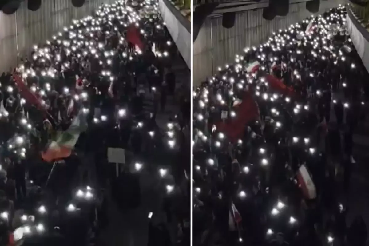 İran’da Yüz Binlerce Kişi ABD ve İsrail’e Karşı Sokaklarda Protesto Etti