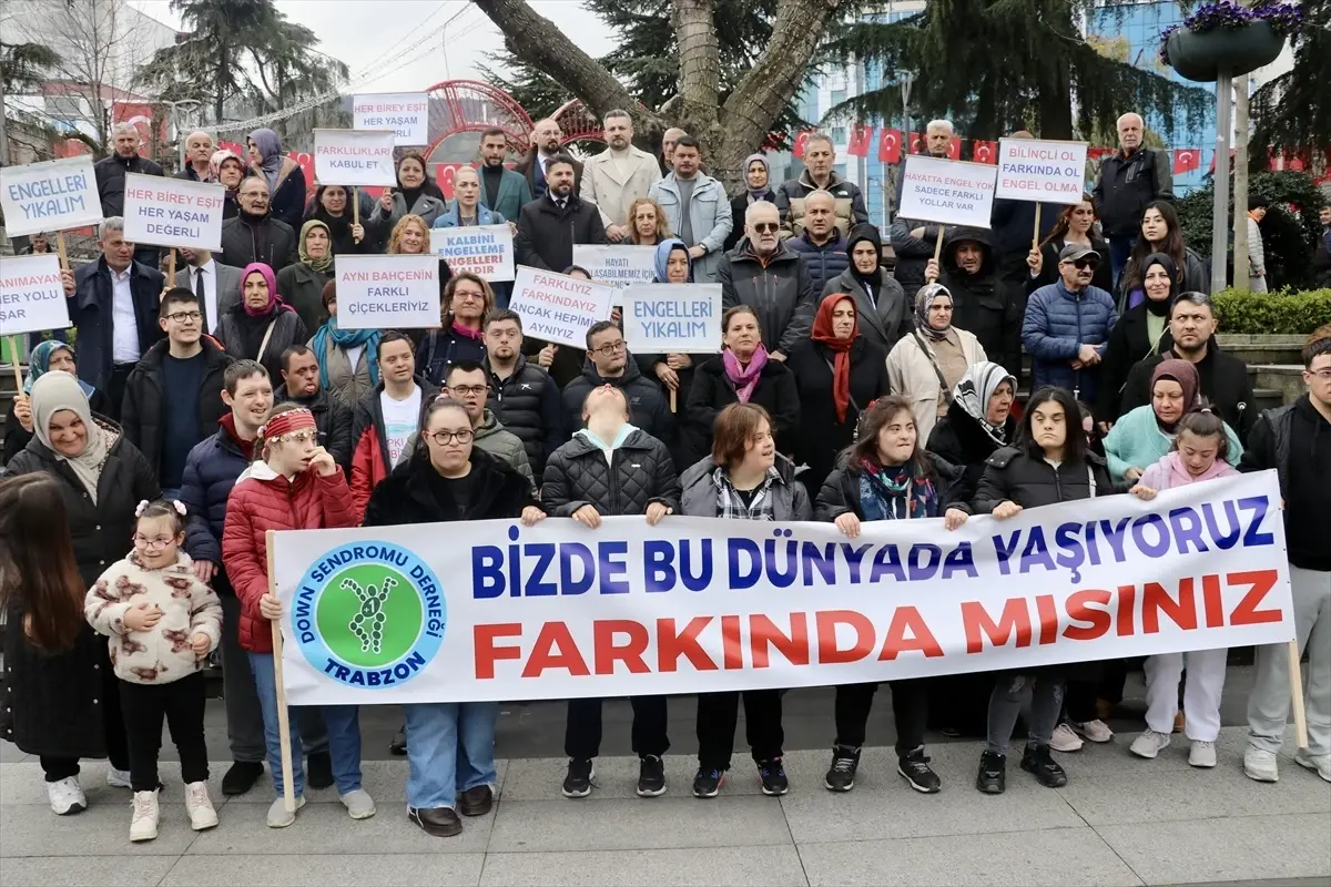 Trabzon’da Down Sendromu Farkındalık Yürüyüşü Binlerce Katılımcıyı Buluştu