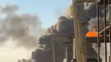 Patlama anından görüntü