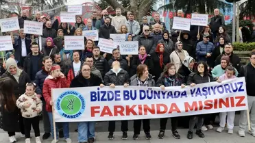 Yürüyüşten bir kare