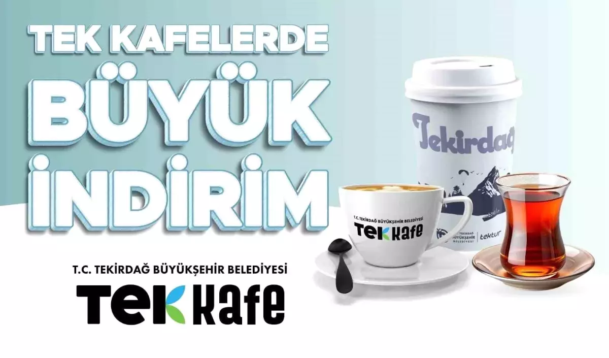 Tekirdağ’da Çay 10 TL, Kahve 40 TL’ye Düştü: TEK Kafeler Yeni Fiyat Tarifesiyle Gündemde