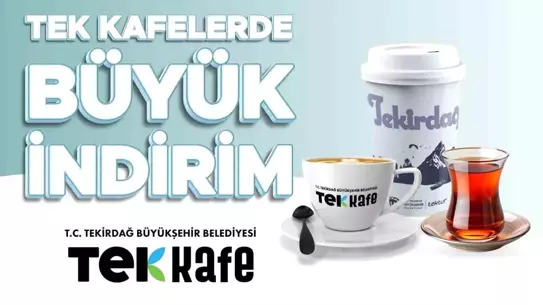 TEK Kafeler menüsü yeni fiyatlarla