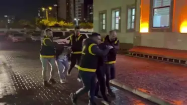 Bıçaklı saldırının anlık görüntüsü