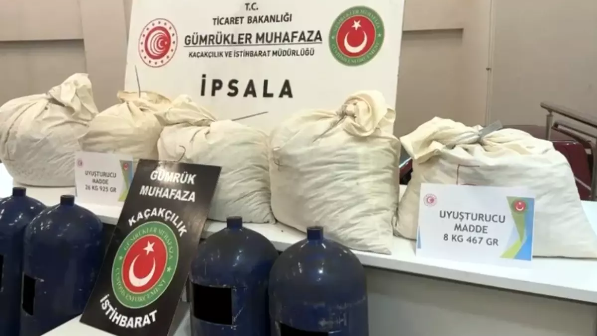 Edirne‑İpsala Sınır Kapısında 35 Kilogram Uyuşturucu Ele Geçirildi