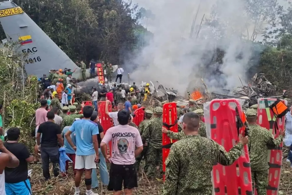 Kolombiya'da Askeri Nakliye Uçağı Kazasında Ölüm 34'e Yükseldi