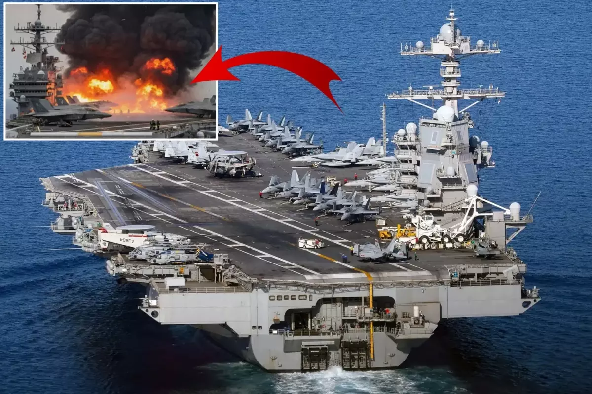 USS Gerald R. Ford, Souda Üssü'nde Bakım Çalışmalarına Başladı