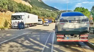 Kavga eden sürücüler polis tarafından gözaltına alındı