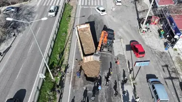 Çöküntünün yakın çekim fotoğrafı